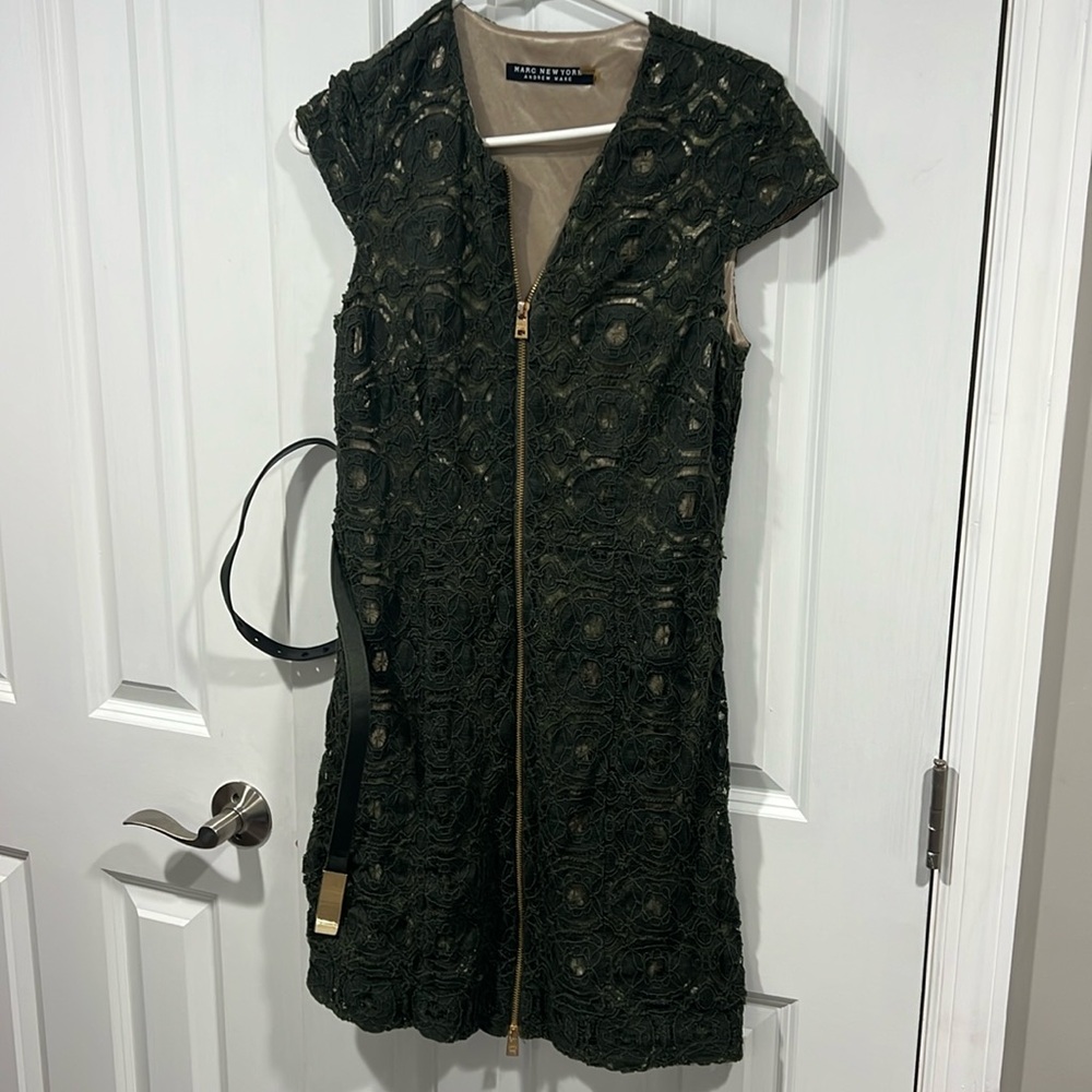 Andrew Marc New York Dress with Belt